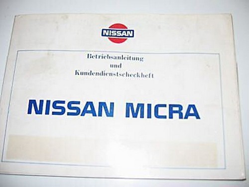 Betriebsanleitung nissan micra - betriebsanleitung,