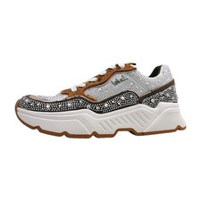 La Strada  Damenschuhe sportlicher Schnürer Braun Freizeit