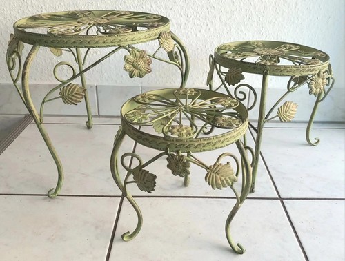 Eisen blumentisch set - eisen,
