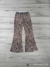 Schlaghose Gr 134/140 mit elastischem Bund Leo-Print