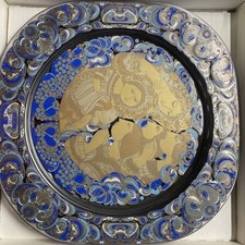 1981 Rosenthal Weihnachtsteller Björn Wiinblad *Anbetung der Hirten* in OVP