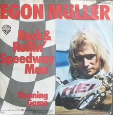 7" 1977 RARE IN MINT- ! EGON MÜLLER : Rock & Rollin´ Speedway Man
