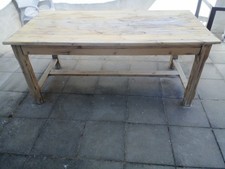 Alte Größe Holz Tisch Esszimmer Tisch L-179cm B-88,5cm H-7cm-aus Nachlass