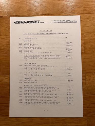 Prospekt koenig ferrari - prospekt, koenig-ferrari