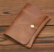 mini Leder Geldbeutel vintage Geldbörse Kartenhalter Münzbörse