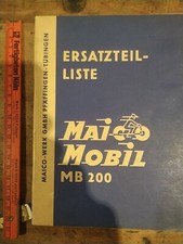 9.3 Maico Mobil MB 200 spares parts Ersatzteilliste Oldtimer Vintage original 
