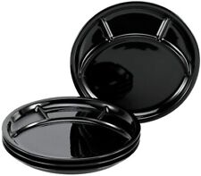 Fondue Grillteller Schwarz 4 tlg Raclette Grillparty Feiern CreaTable 22921