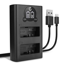 USB Dual Ladegerät für Canon