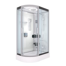 AcquaVapore Dampfdusche Sauna Dusche Duschkabine D60-70T3L 120x80cm 