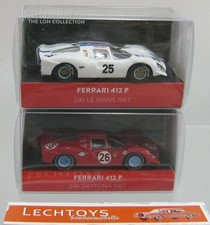 Wiking 1:87, Ferrari 412 P im Doppelpack, 24h Daytona + Le Mans 1967 + Flyer