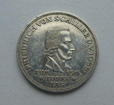 5 Mark BRD, 1955 F, Friedrich von Schiller , sehr selten , rar