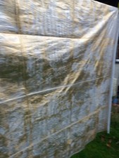 Folienstoff mit Gold-Silber-Weiß Glitzer Marmoriert verschieden Größen zur Deko