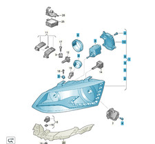 Original Scheinwerfer vorne