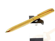 Montblanc Noblesse 4 Farben Kugelschreiber Walzgold mit Streifenguilloche c 1980