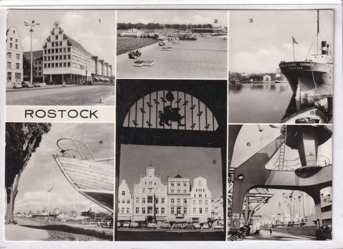 Ansichtskarte rostock - rostock,
