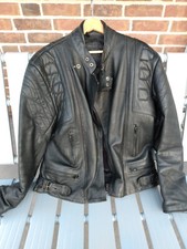 Louis Lederjacke Motorradjacke Gr. 50, schwarz