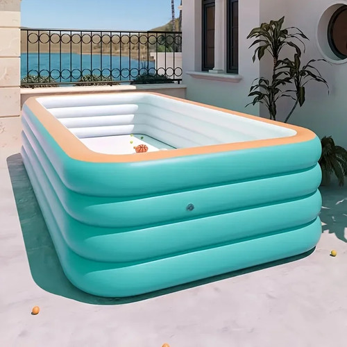 Aufblasbares familienpool - aufblasbares,