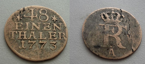 Thaler 1773 - 1/48,
