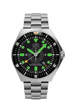 UMF Ruhla Herrenuhr 46 mm NVA Kampfschwimmer Automatik GMT Limitiert 1932M-2