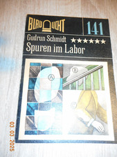 Blaulicht  Roman Krimi   DDR Nr.141/1972  Spuren im Labor /  Sammlung