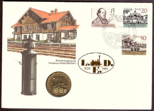 Ddr numisbrief 1988 - numisbrief,