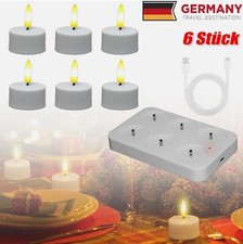 6 Stück LED Teelichter Kerzen