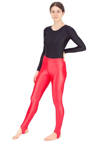 Damen wetlook leggings - wetlook, mit