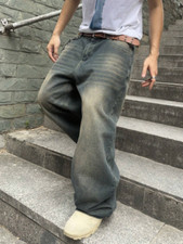 Herren Vintage Baggy Wide Leg