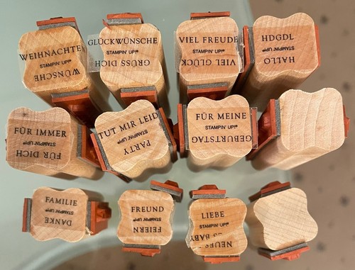 Stampin holzstempel set - stampin', up!