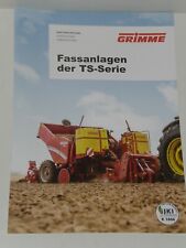 GRIMME Kartoffeltechnik Fassanlagen der TS-Serie Prospekt 10/2015 ( R 111 )