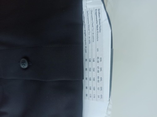 Hemd herren langarm - langarm, xxxl