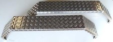 2 x ALU Aluminium Kotflügel Schutzblech Tandem PKW Anhänger 240 x 1500