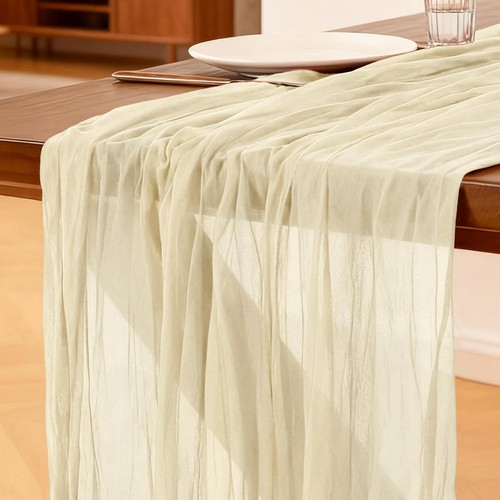 Käsetuch tischläufer beige - käsetuch,