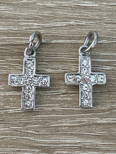 Kreuz anhänger silberfarben - anhänger,