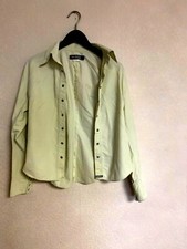 Diesel Original Sehr chic Langarm Damen Bluse Gr.XL in Limone fällt klein aus