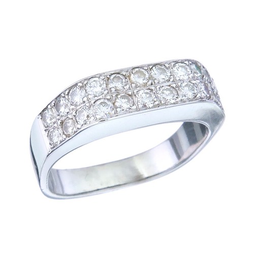 Ring brilliant 750 white - , gold