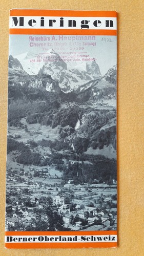 Altes reise prospekt - altes,