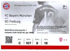 Ticket BL Bayern München - SC