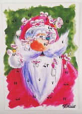 Diddl Adventskalender 1999 Weihnachtsmann Diddle Mäuse