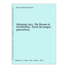 Jahrgang 1934 : Ein Roman in
