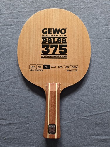 Tischtennisholz gewo balsa 375 - tischtennisholz,