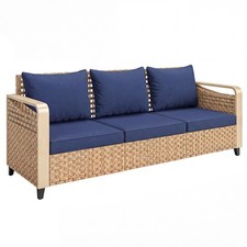 Rattan Wicker Sofa with