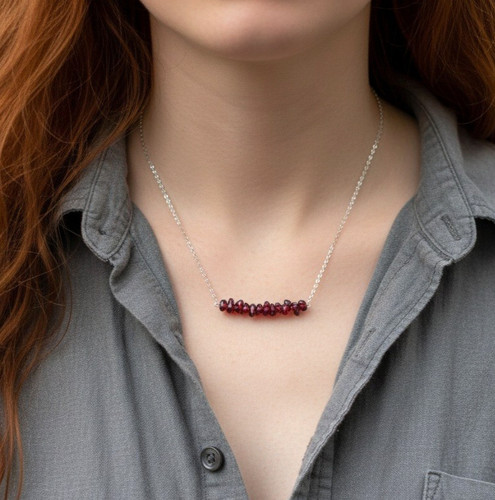 Zarte blutrote boho granat - boho,