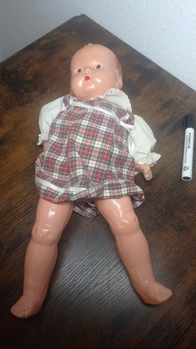 Alte massepuppe pullan - massepuppe, baby