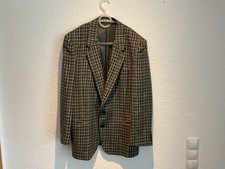 Giorgio Armani  Herrensakko blaugrau beige kariert Gr.52/54 