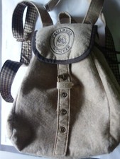 kleiner Paulaner München Tasche Weißbier Rucksack braun