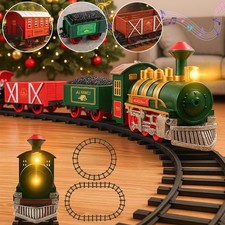 Elektrischer Zug Set Kinder Eisenbahn Schienen Zug Spielzeug Dampfzug Spielzeug