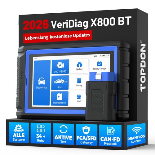 Topdon x800bt obd2 - vd,