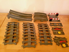 (P5)Lego Duplo Eisenbahn Schienen Kurven Gerade Brücke Bahnübergang Weiche