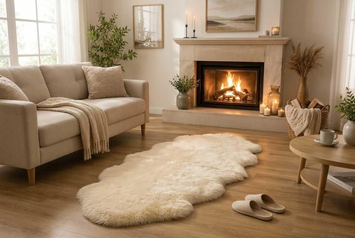 Kuschelfell 60x180 creme - xl,